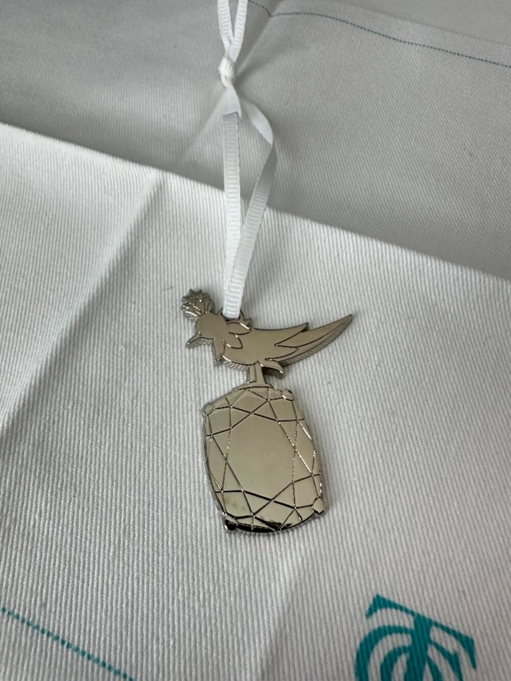 NEW Tiffany & Co Bird on a Rock Ornament Bag Charm